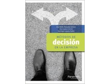 Livro Métodos de decisión en la empresa de Rabadán Gómez, Ana Belén (Espanhol)