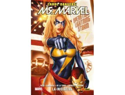 Livro Carol Danvers Ms. Marvel 02. La Iniciativa de Aaron Lopresti (Espanhol)