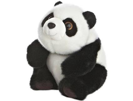 Peluche  Panda (9'' - Branco e Preto - 1 Ano)