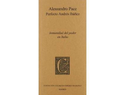 Livro Inmunidad del poder en Italia de Perfecto Andrés Ibáñez, Alessandro Pace (Espanhol)