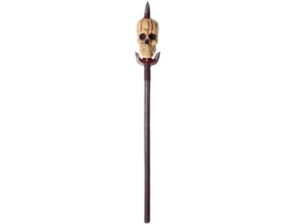 Arma  Lança Com Caveira Sangrenta Desmontável (142 cm)