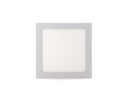 Plafon de Teto LED Quadrado 18W Branco