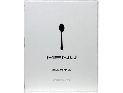 Suporte para Menu  MC-TRA4-Wt em Pele