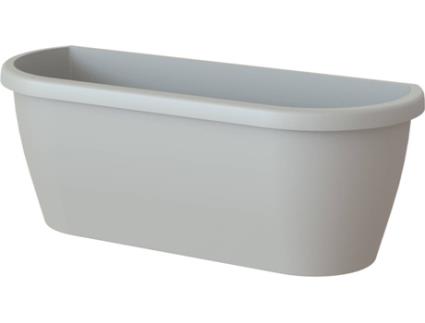 Floreira  Parede (14.5x38.5x14.2cm - Cinzento)