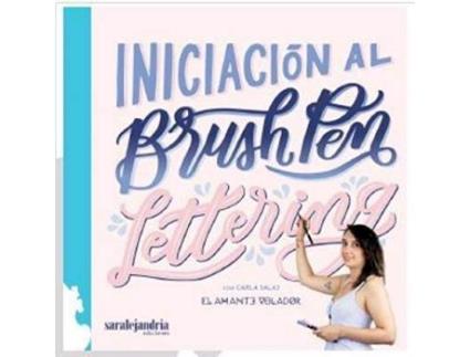 Livro Iniciación al brush pen lettering de Carla Salas Loreiro (Espanhol)