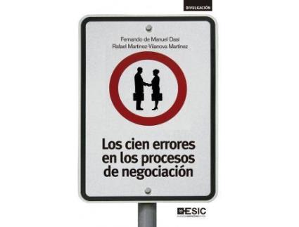Livro Cien Errores En Los Procesos De Negociacion, Los de Manuel Dasi, Fernando De (Espanhol)