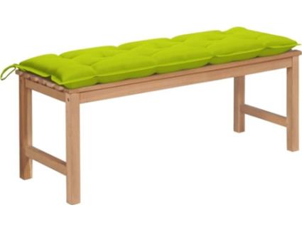 Banco de Jardim  c/Almofada 3062837 (120x40x45 cm - Madeira de Teca)