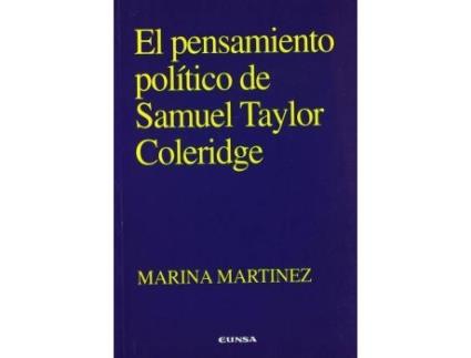 Livro El Pensamiento Politico de Samuel Taylor Coleridge de Marina Martinez (Espanhol)