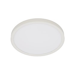 Foco de superfície MANOA REDONDO 1600LM D17CM 2 POSIÇÕES BRANCO