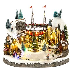 Cidade de natal LED POVO NATALÍCIO 39X25.5X31.5 CM