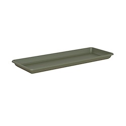 Vaso de resina CAPRI QUADRADO 45CM TERRACOTA