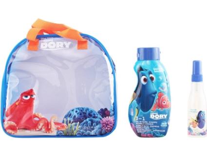 Coffret  Buscando A Dory Gel 3 En 1 400 ml + Edt Spray 100 ml + Saco de Banho