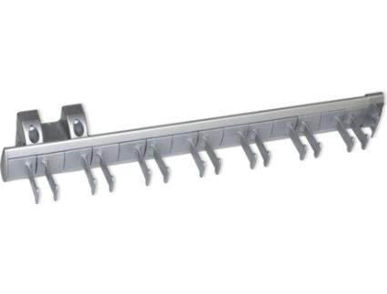 Cabide de Cintos c/Calha Extraível  Keeper (Alumínio - 9,5x10x45 cm)