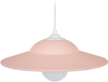 Candeeiro de Suspensão  Lodge A (Rosa Pastel - E27 - Máx. 40 W - Metal)