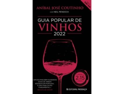 Livro Guia Popular de Vinhos 2022 de Aníbal José Coutinho e Neil Pendock (Português)