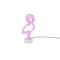 Candeeiro de mesa LED FLAMINGO ROSA