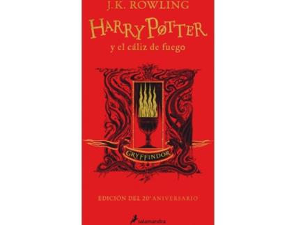 Livro Harry Potter Y El Cáliz De Fuego (Edición Gryffindor De 20º Aniversario) (Harry Potter 4) de J.K. Rowling (Espanhol)