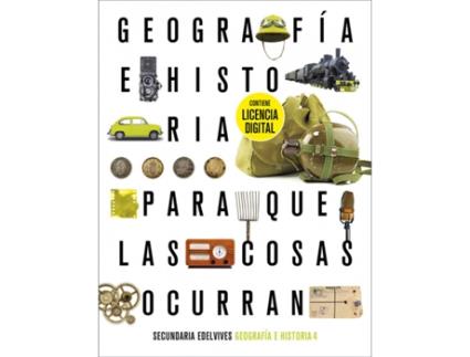 Livro Geografia Historia 4ºeso + Lic.Dig. 21 Para Cosas de Aa.Vv (Espanhol)