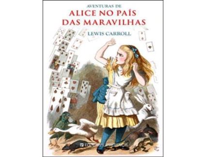 Livro Aventuras de Alice no País das Maravilhas - Edição Cartonada de Lewis Carroll (Português)