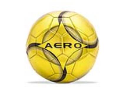 Bola de Futebol - Aero Amarelo Metalizado