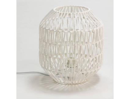 Candeeiro de Mesa  Andra (Branco - E27 - Máx. 40W - Corda)