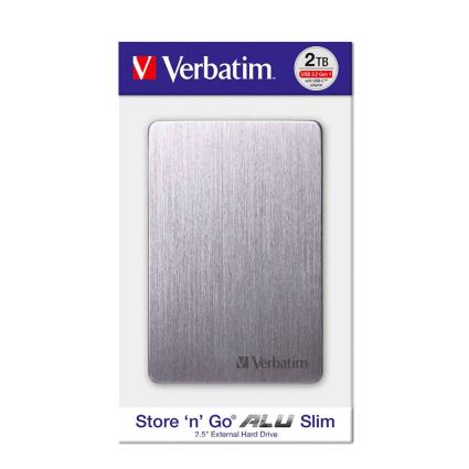 Disco Rígido Portátil  Store 'n' Go ALU Slim - 2TB - Space Grey