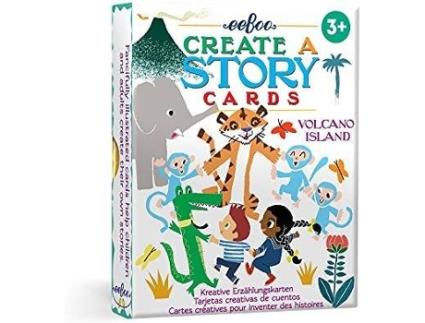 Jogo de Tabuleiro  Volcano Island Create A Story Pre-Literacy Cards (Idade Mínima: 4)