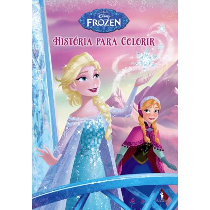 Livro para Colorir com Atividades Frozen