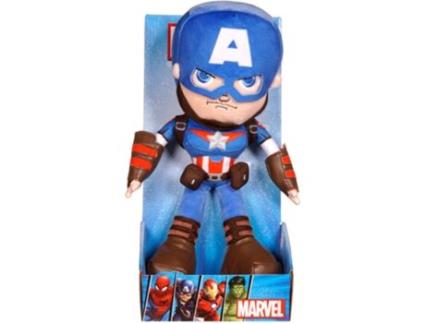 Peluche PLAY BY PLAY Action Capitan America Avengers Marvel 25cm