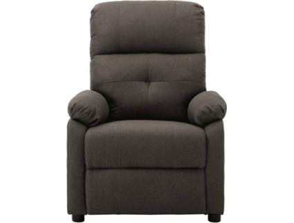 Poltrona  Elétrica Reclinável (Cinzento-acastanhado - Tecido - 76 x 90 x 100 cm)