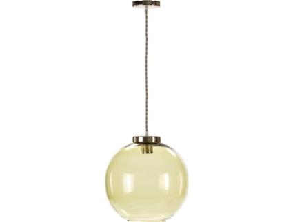 Candeeiro de Teto  Ball (Amarelo - E27 - Máx. 40W - Vidro, Metal)