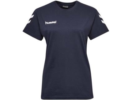 T-shirt para Mulher  Go Cotton Cinzento para Futebol (M)