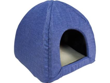 Cama para Cães e Gatos  Iglu (Azul - 45x45x40 cm)