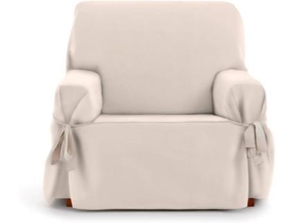 Capa de Sofá  Universal Levante Branco Sujo (1 Lugar - 55 cm)
