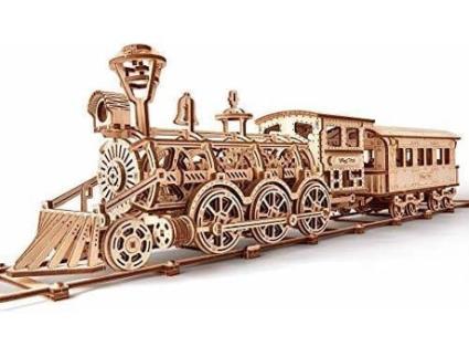 Jogo Didático  Wooden Toy Train Set with Railway - 34x7? (Idade Mínima: 4)