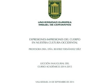 Livro Expresiones-Impresiones Del Cuerpo En Nuestra Cultura Occidental de Beatriz Fernández Díez (Espanhol)