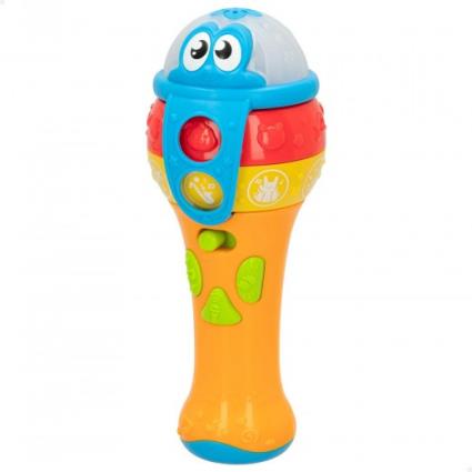 Brinquedo Musical  Microfone com luzes e sons (1 ano)