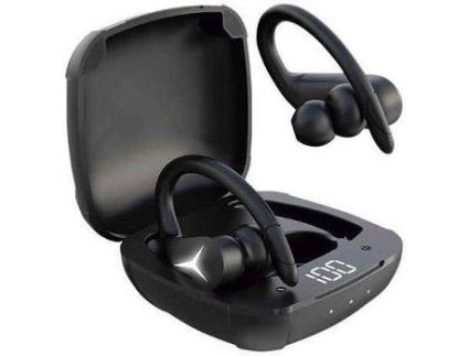 Auriculares Bluetooth True Wireless KSIX Sport Buds 2 (In Ear - Preto)