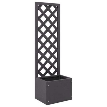 Floreira  (Cinzento - WPC - 40x30x135 cm)