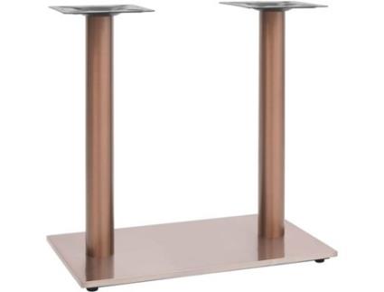 Perna de Mesa  (Amarelo - Aço inoxidável - 70 x 40 x 72 cm)