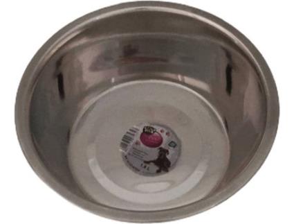 Comedouro para Cães  (Prateado - Inox)