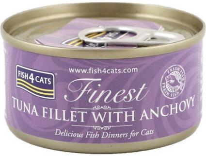 Ração para Gatos  (70 g - Húmida - Sabor: Atum e Anchovas)