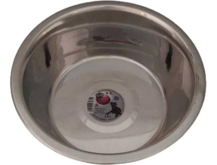 Comedouro para Cães  (Prateado - Inox)