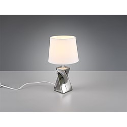 Candeeiro de mesa ABEBA E14 CROMADO