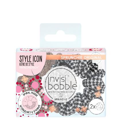 Elástico para o Cabelo  SPRUNCHIE DUO British Royal Ladies Who Sprunch Edição Limitada (Preto)