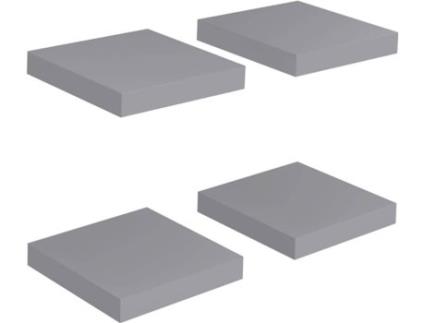 Prateleira  323846 (MDF - 23 x 23.5 x 3.8 cm - Cinzento)
