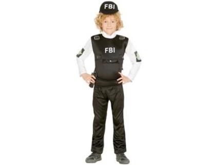 Fato de Menino  Polícia F.B.I. (Tam: 5 a 6 anos)