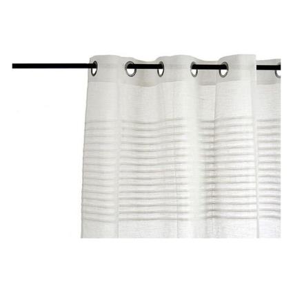 Cortinas Poliéster Tecido Natural (140 x 260 cm)