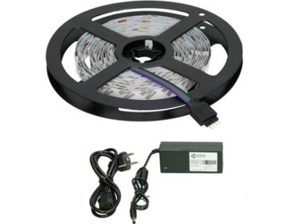 Fita LED  Impermeável (300 lm/m - Plástico - Branco)