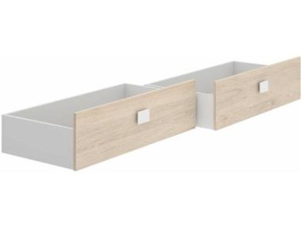Conjunto de 2 Gavetas de Cama  03K4278643 (190x47x26 cm)